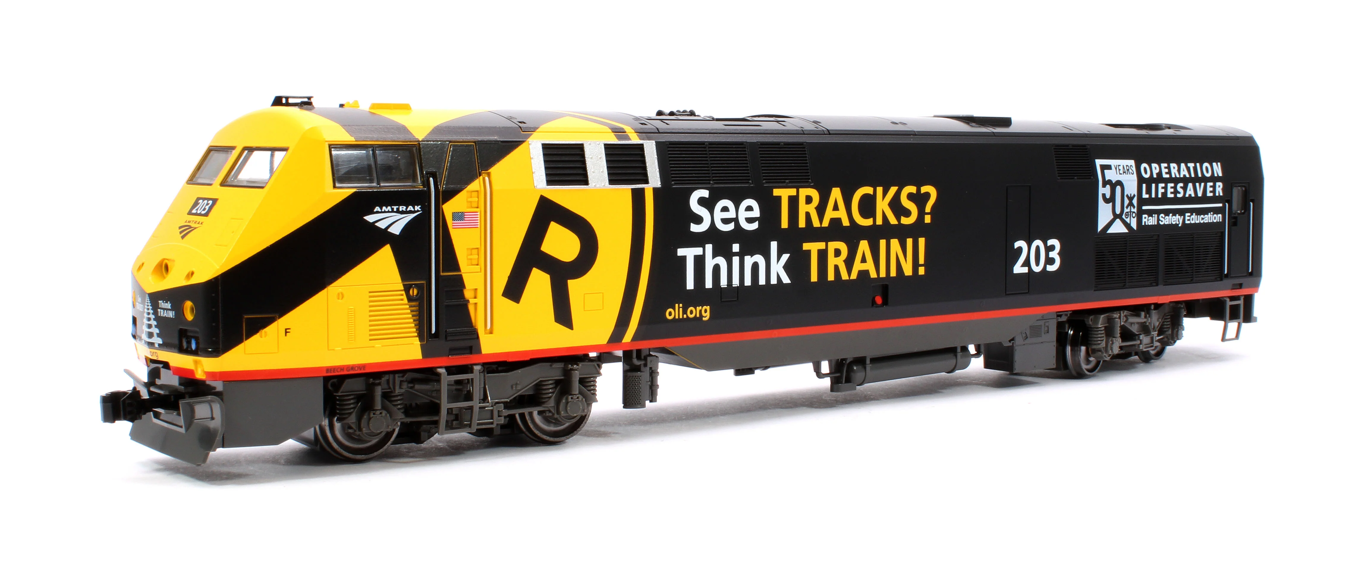 37-6119 P42 Genesis Amtrak 'Operation Lifesaver' No.203 Diesel Locomotive