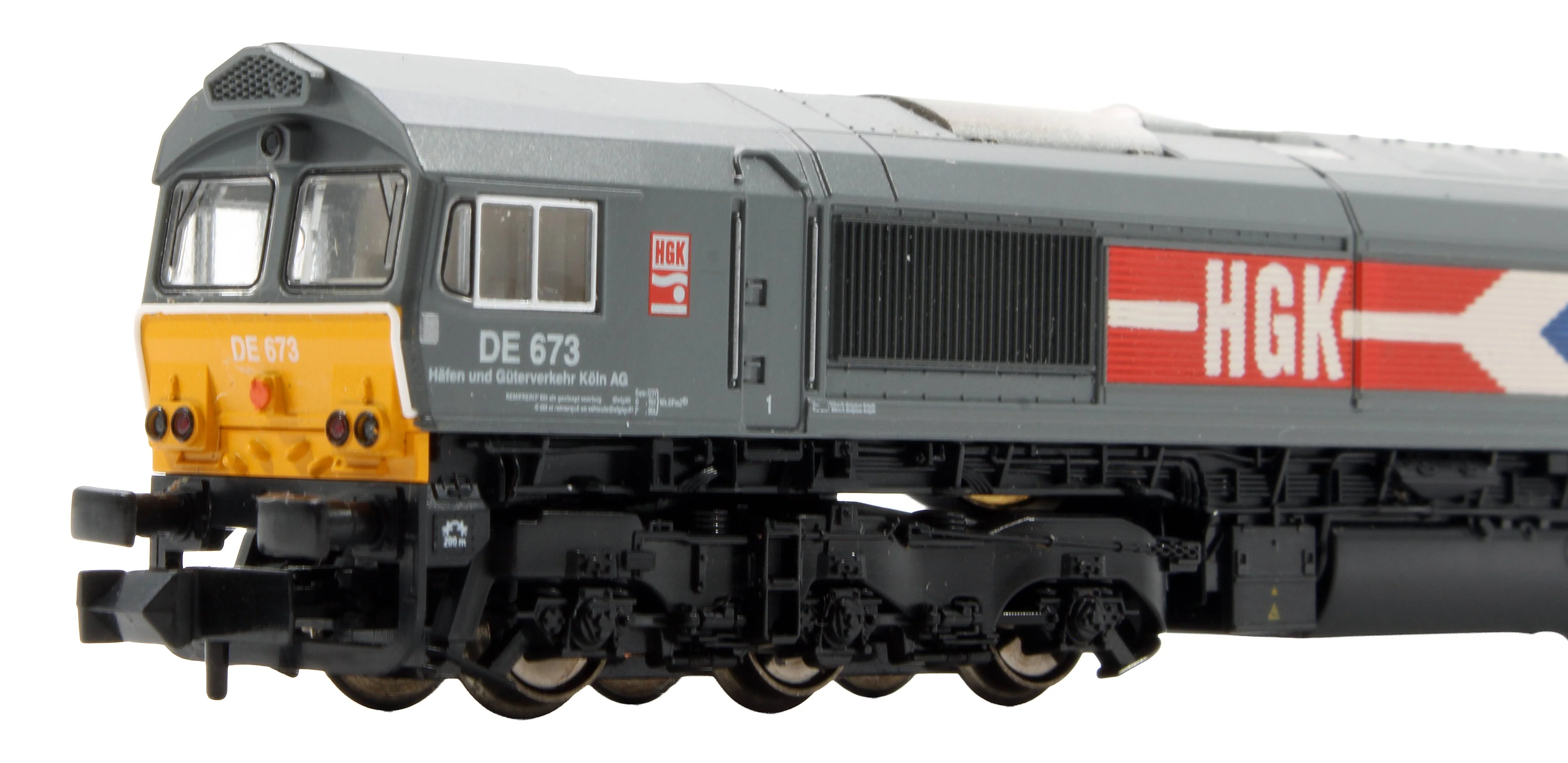 Pre-Owned Kato K10818 Class 66 DE 673 in HGK Livery - Image 3