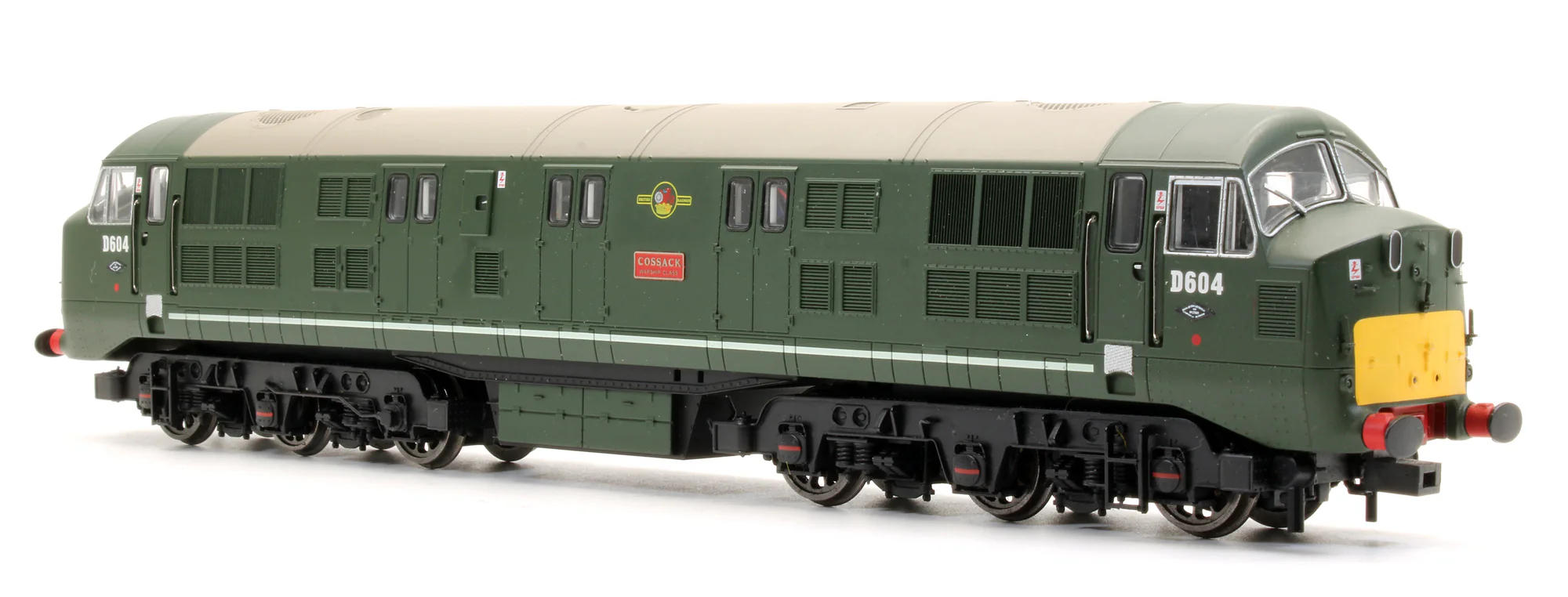 Pre-Owned D600 Warship D604 'Cossack' BR Green Small Yellow Panel Locomotive - Exclusive Edition - Image 2