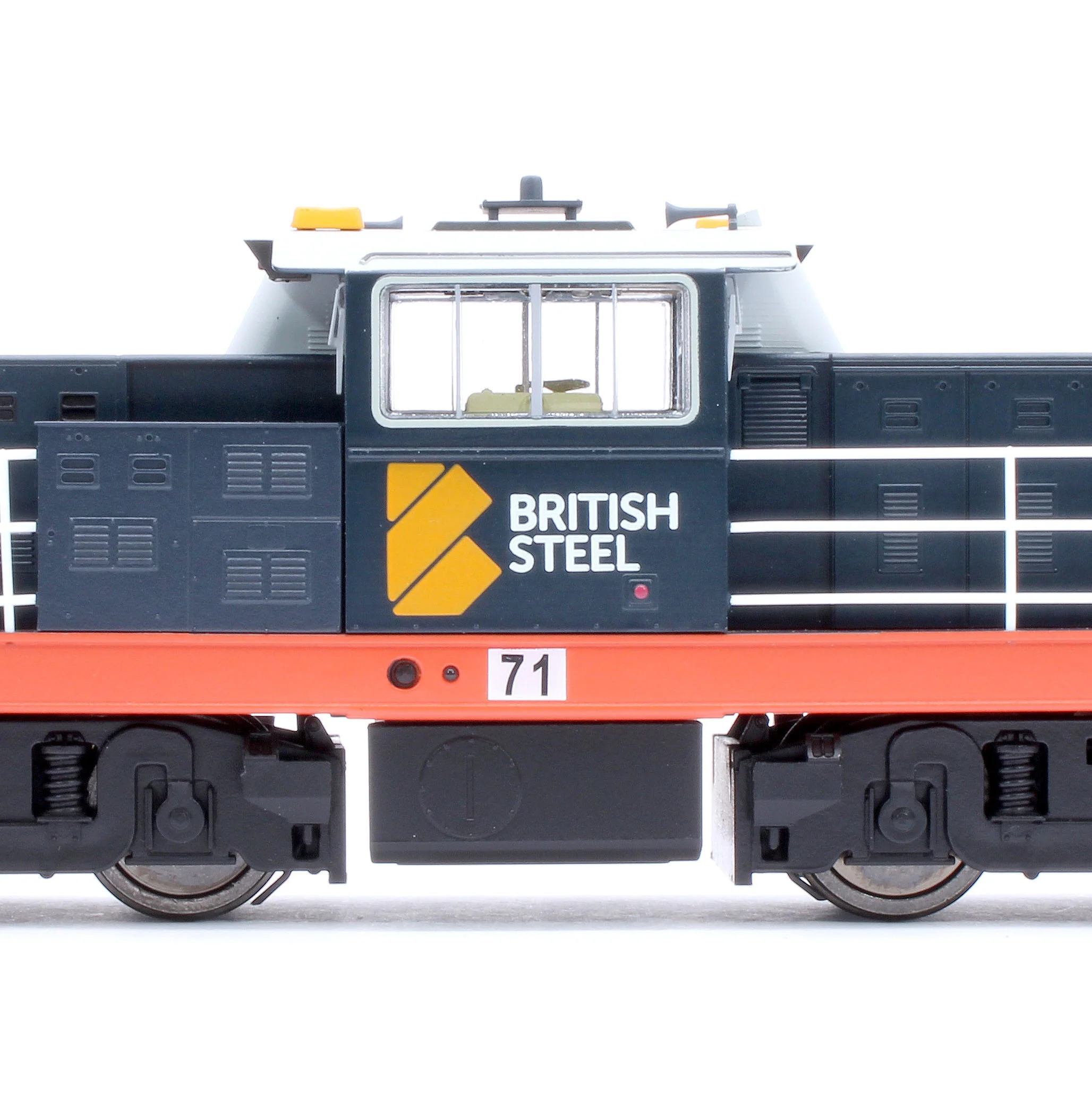 KRM-HUN-OO-R-71 Hunslet Bo-Bo in British Steel Blue No.71 Diesel Locomotive - Image 6