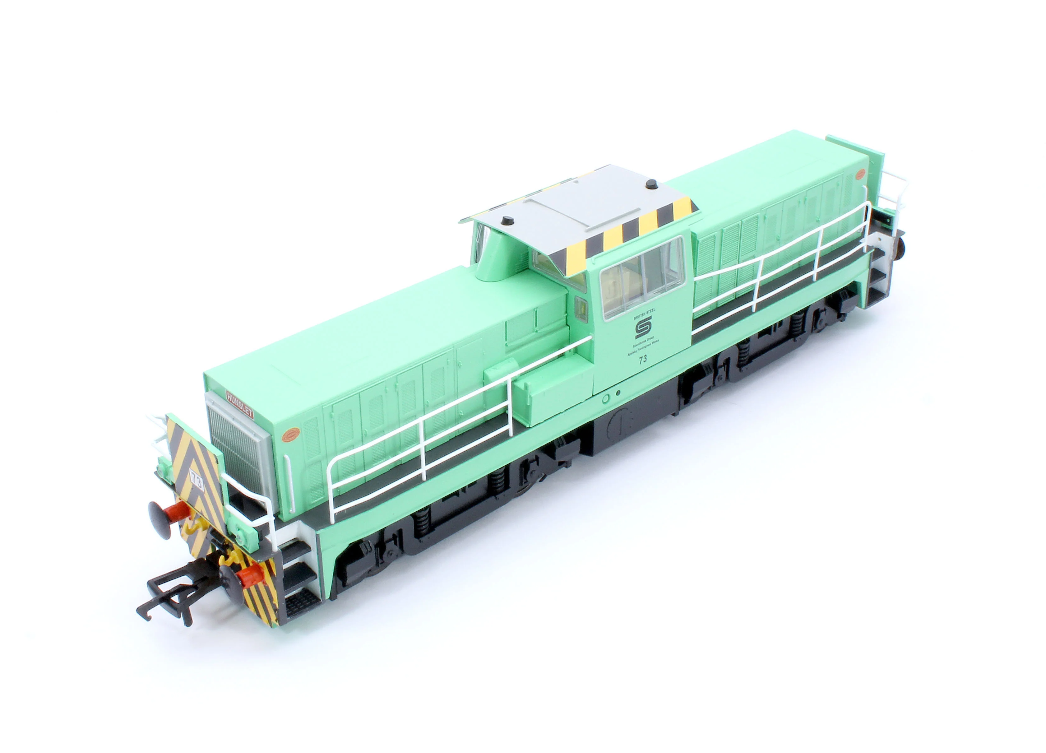 KRM-HUN-OO-F-73 Hunslet Bo-Bo in Delivery Green No.73 Diesel Locomotive - DCC Fitted - Image 11