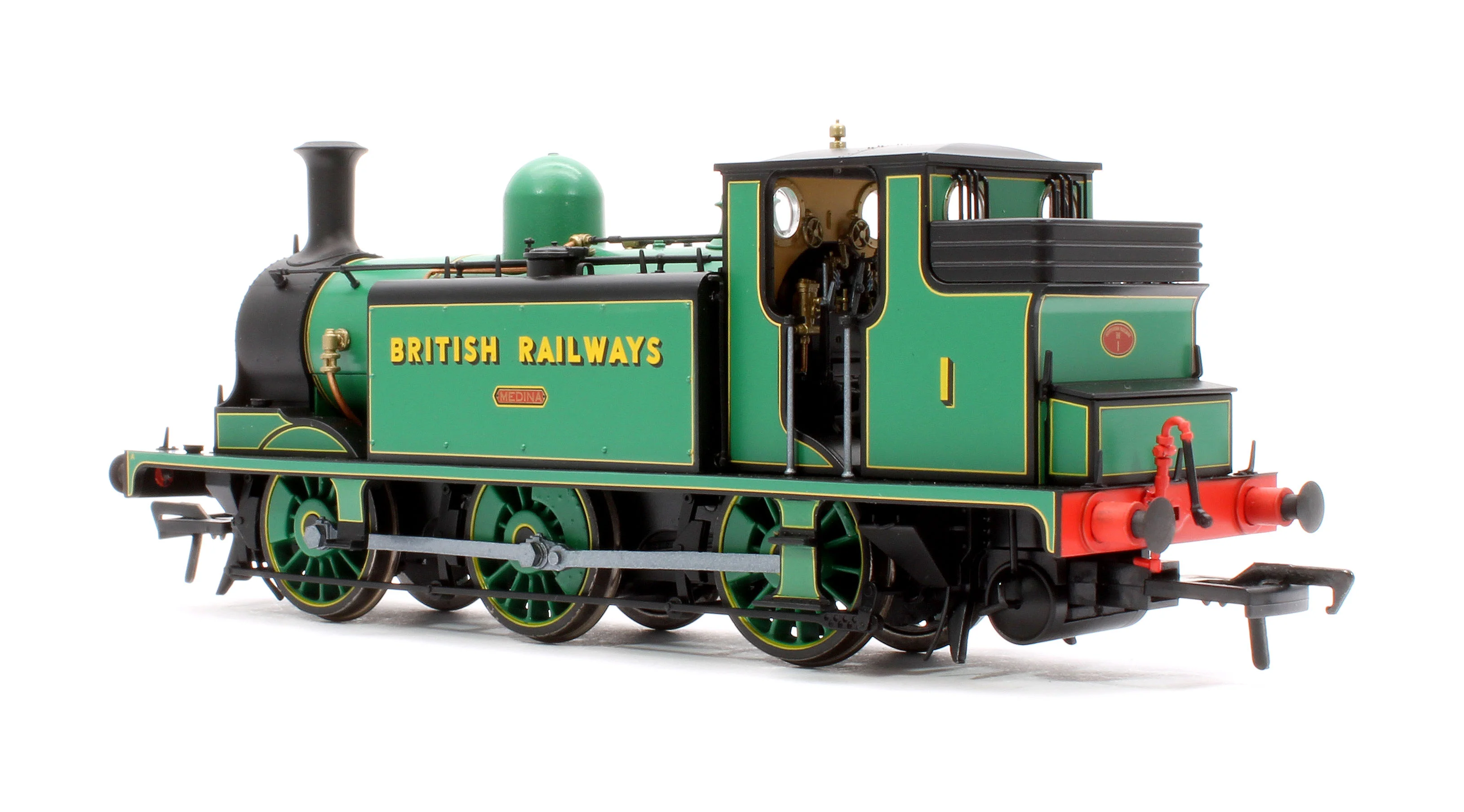 936512 LBSCR Stroudley ‘E1’ 0-6-0T No. 1 Medina, BR Green, ‘Sunshine’ Lettering - Steam Tank Locomotive - DCC Sound - Image 2