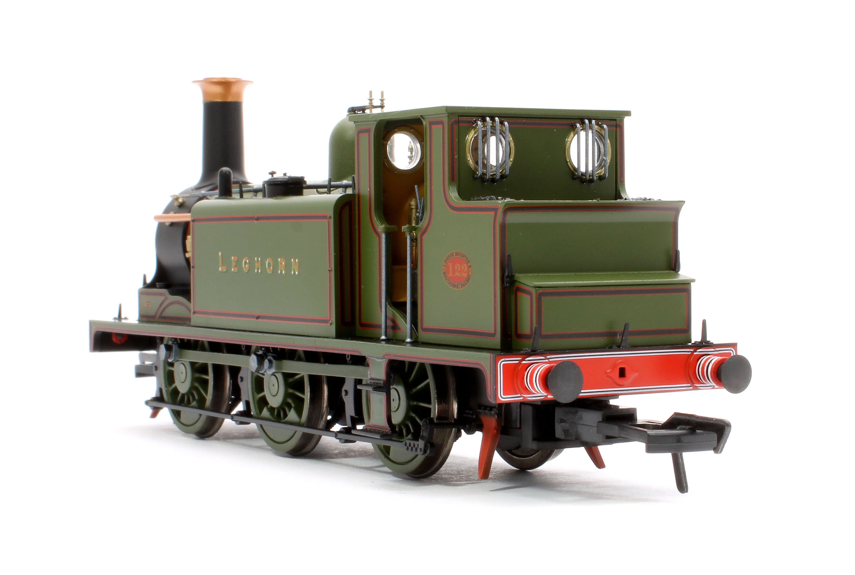 936504 LBSCR Stroudley ‘E1’ 0-6-0T No. 122 Leghorn, LBSCR Goods Green - Steam Tank Locomotive - DCC Sound - Image 9