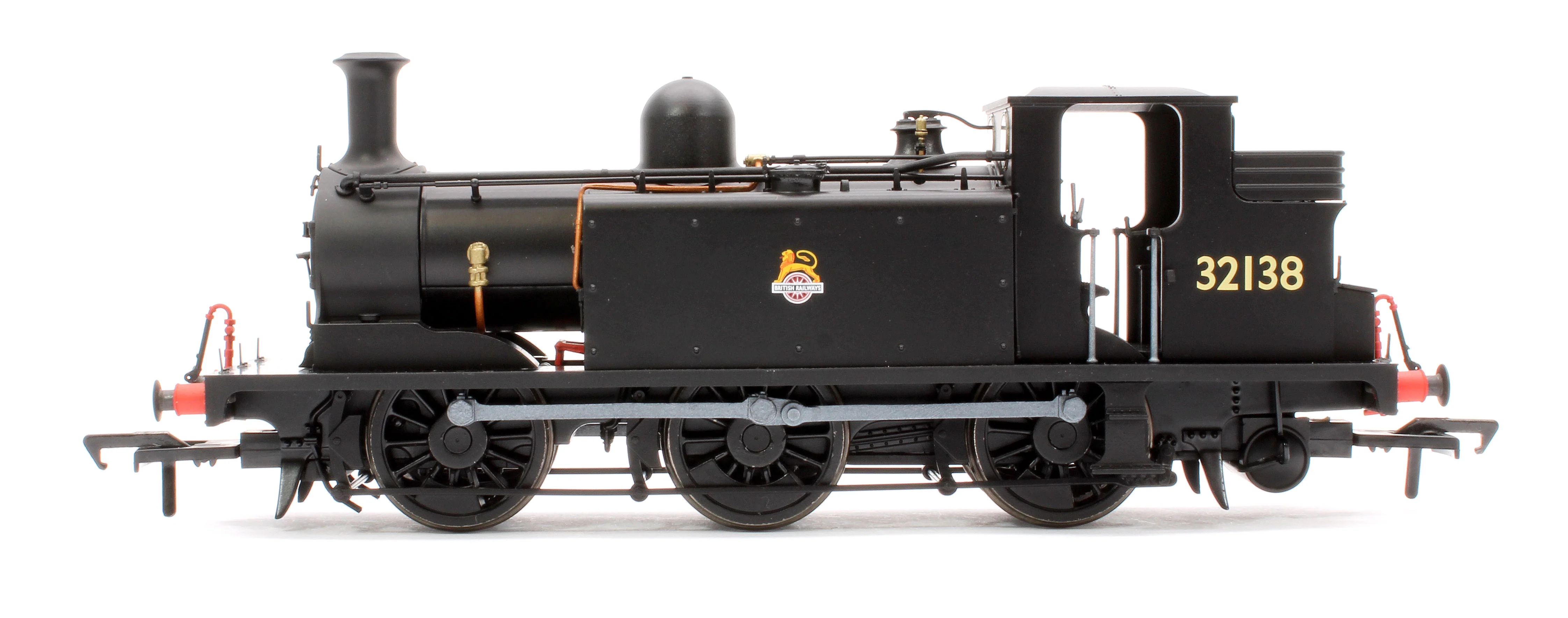 936010 LBSCR Stroudley ‘E1’ 0-6-0T No. 32138 BR Unlined Black (Early Emblem) - Steam Tank Locomotive - Image 5