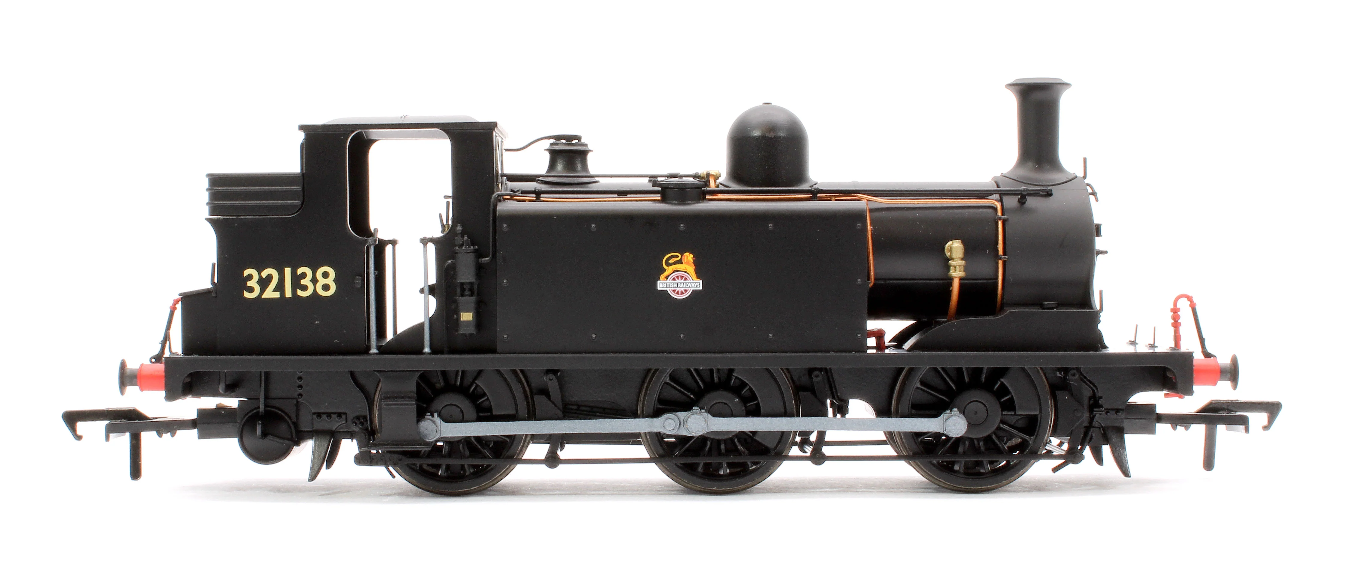 936010 LBSCR Stroudley ‘E1’ 0-6-0T No. 32138 BR Unlined Black (Early Emblem) - Steam Tank Locomotive - Image 6
