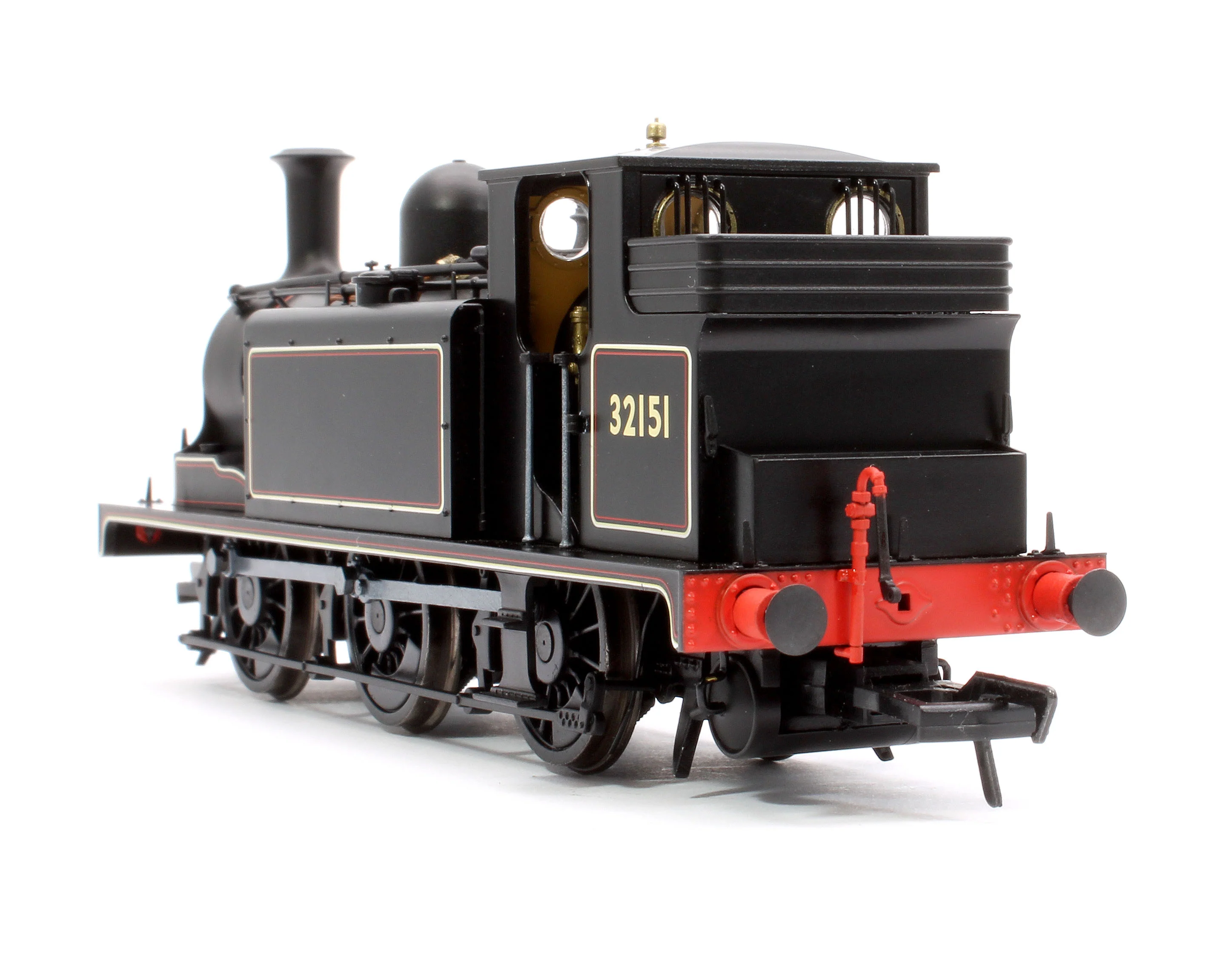 936011 LBSCR Stroudley ‘E1’ 0-6-0T No. 32151 BR Lined Black (No Emblem) - Steam Tank Locomotive - Image 9