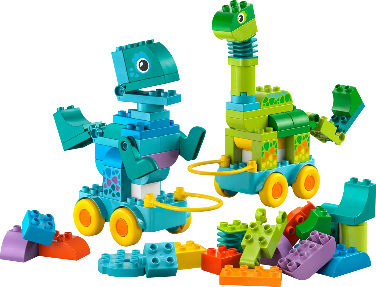 Lego Duplo 3in1 Dinosaurs on Wheels - 10451 - Image 2