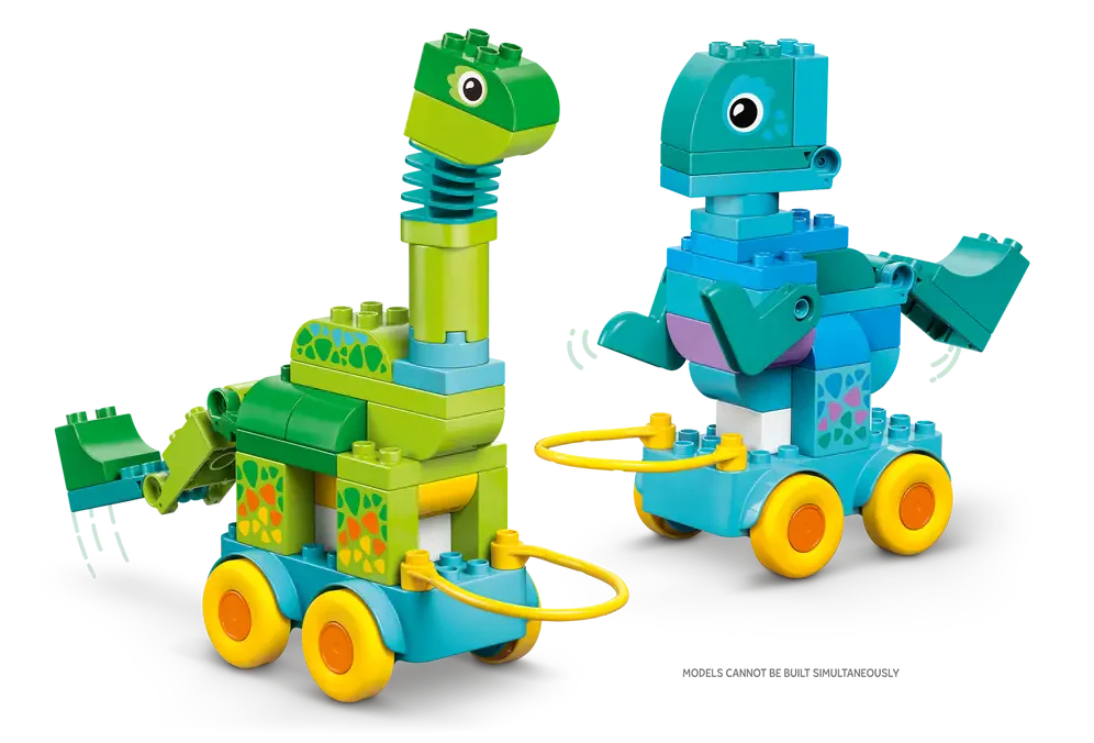 Lego Duplo 3in1 Dinosaurs on Wheels - 10451 - Image 4