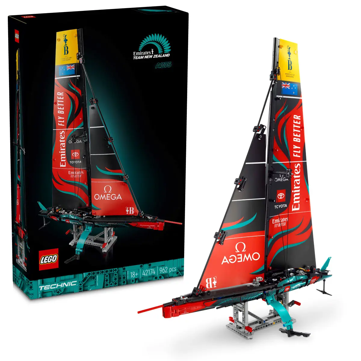Lego Technic Emirates Team New Zealand AC75 Yacht - 42174