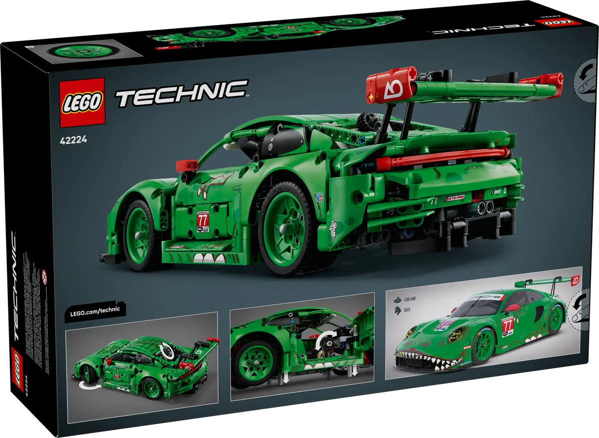 Lego Technic Porsche 911 GT3 R REXY AO Racing Car - 42224 - Image 12