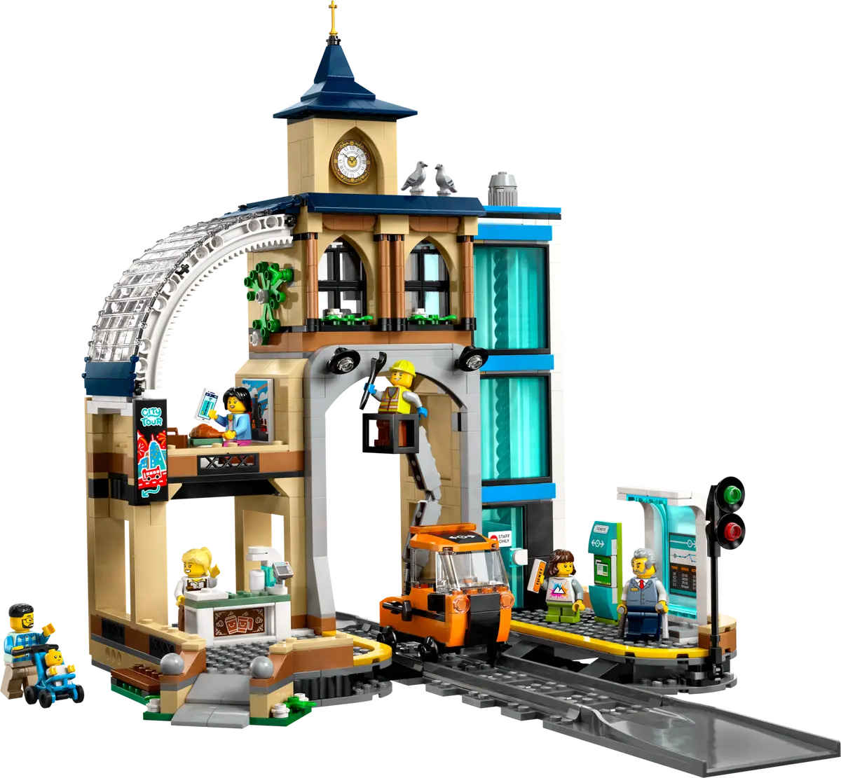 Lego City Central Train Station - 60469 - Image 2