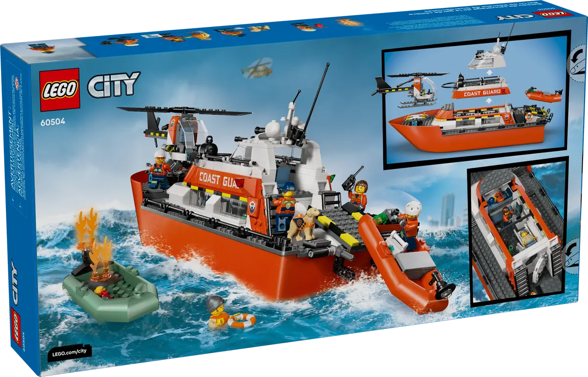 Lego City Coast Guard Rescue Boat & Helicopter - 60504 - Image 10