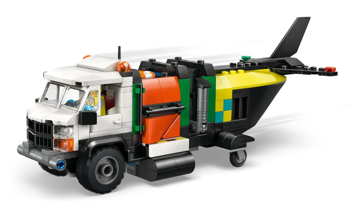 Lego City Airplane, Service Truck & Hovercraft Remix - 60505 - Image 4