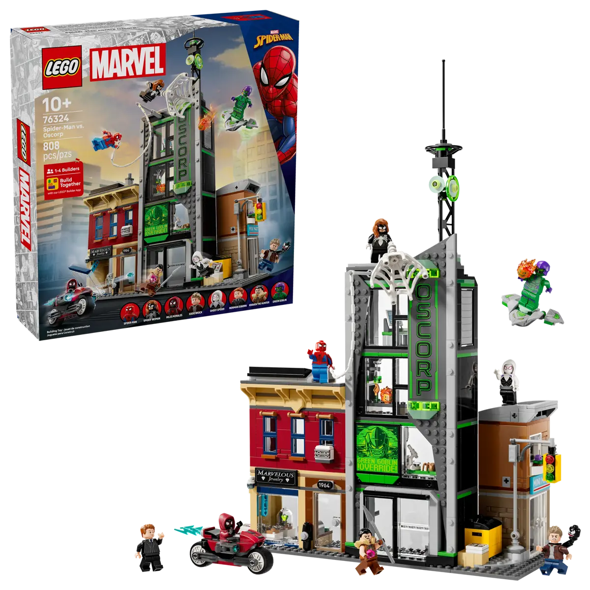 Lego Marvel Spider-Man vs. Oscorp - 76324