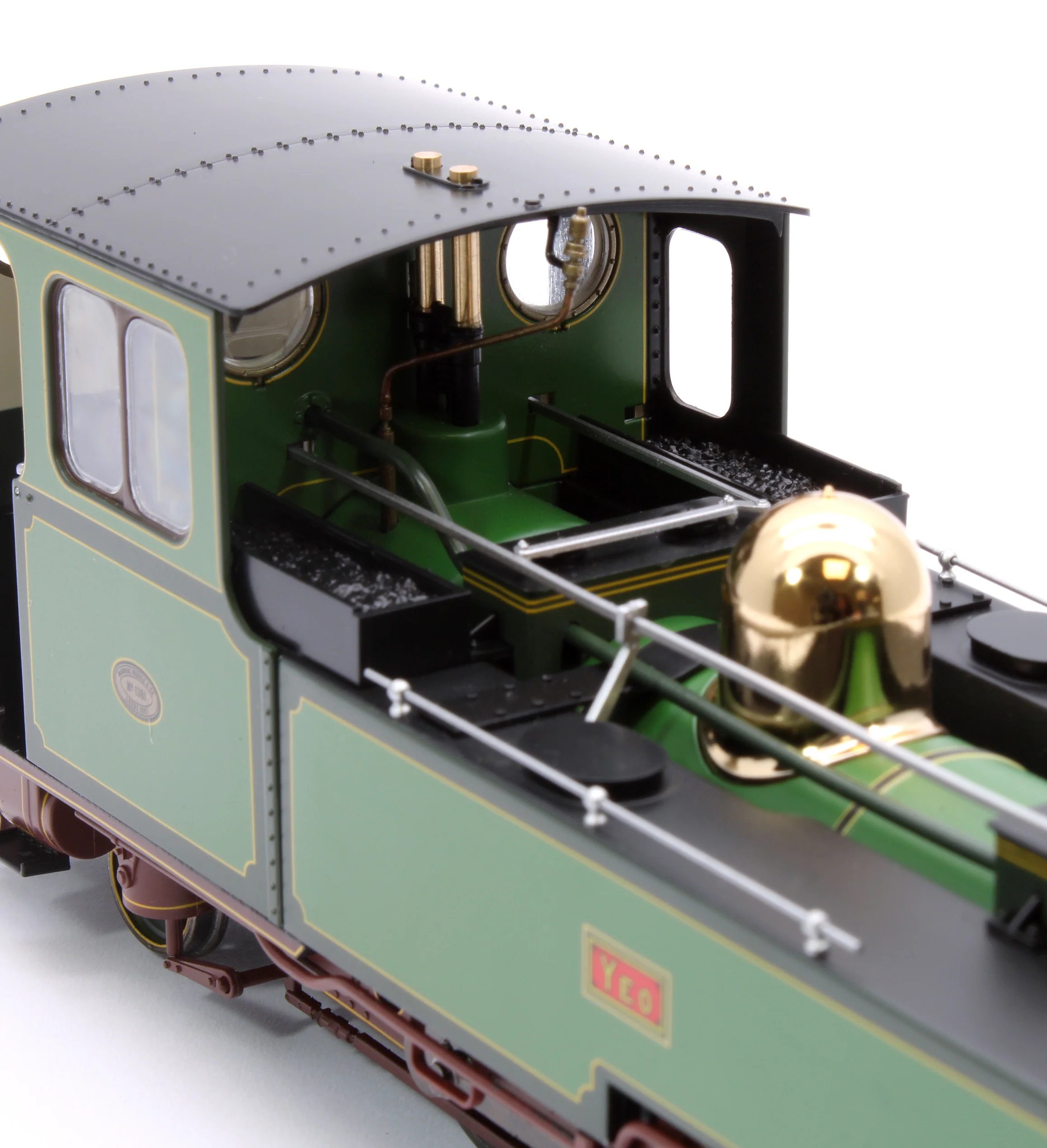 LHT-7NS-002D Lynton & Barnstaple Manning Wardle 2-6-2 YEO Lynton & Barnstaple Livery 1903-1913 (Early Cab) - DCC Fitted - Image 12