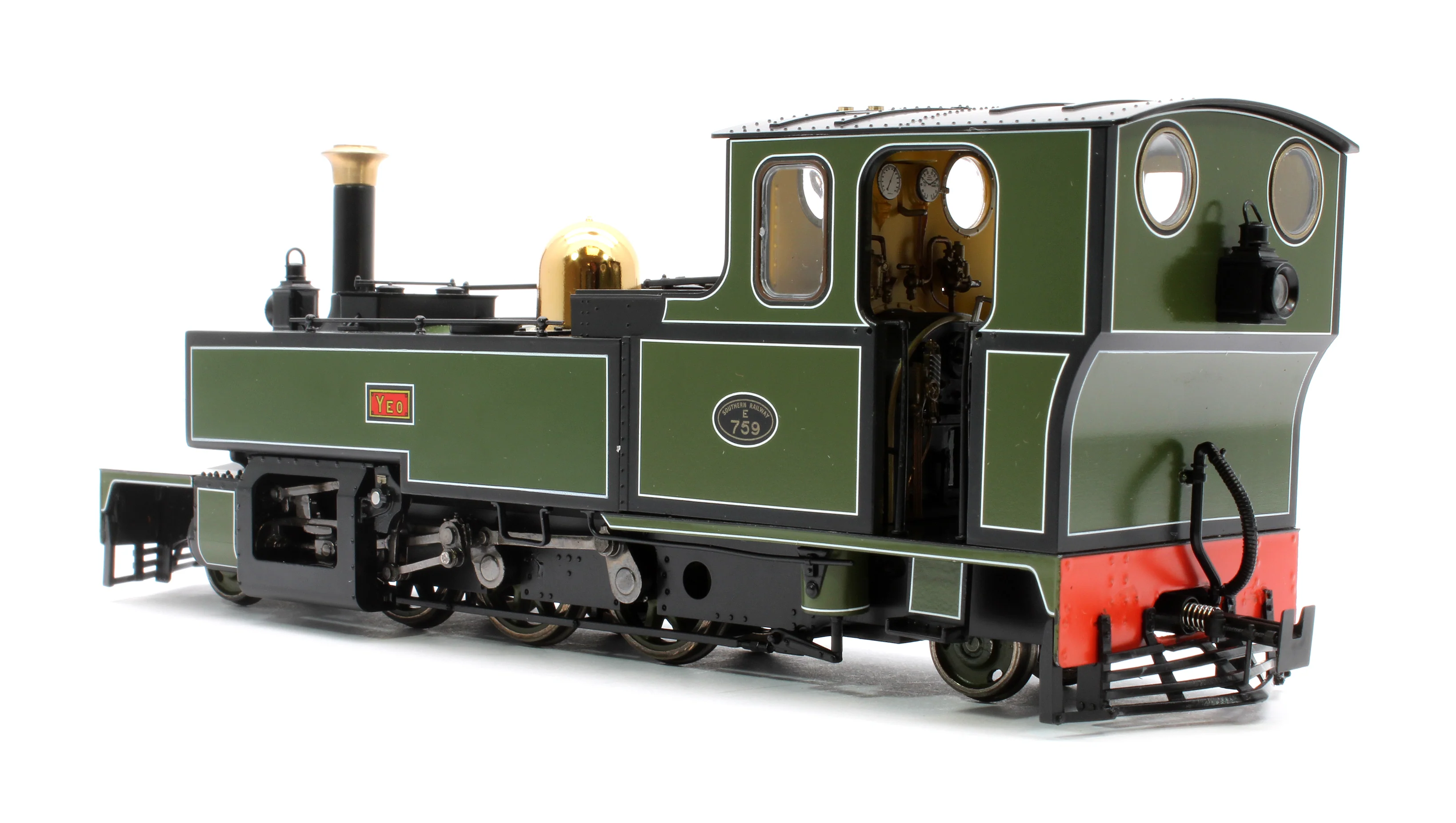 LHT-7NS-005S Lynton & Barnstaple Manning Wardle 2-6-2 YEO Southern Livery 1927-1929 (late Cab) DCC Sound Fitted - Image 2