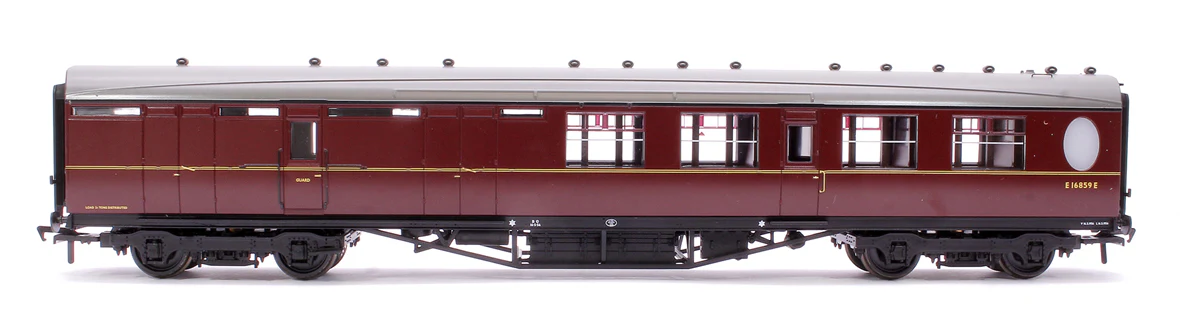 LNER Thompson Brake Second Corridor BR Maroon No. E16859E - Image 2