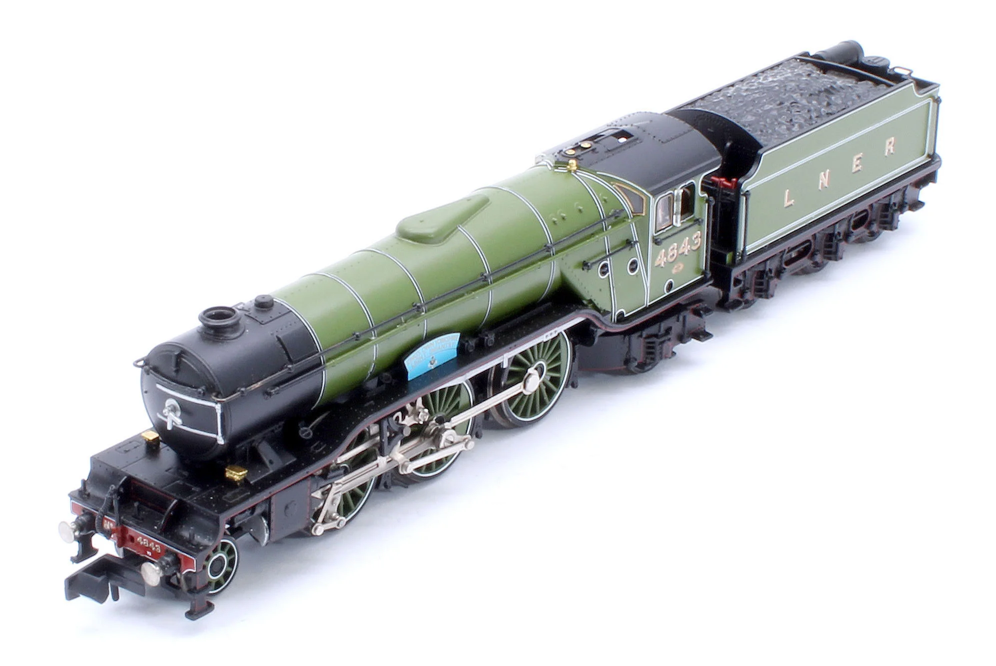 372-611 LNER V2 4843 'Kings Own Yorkshire Light Infantry' LNER Lined Green Steam Locomotive - Image 11