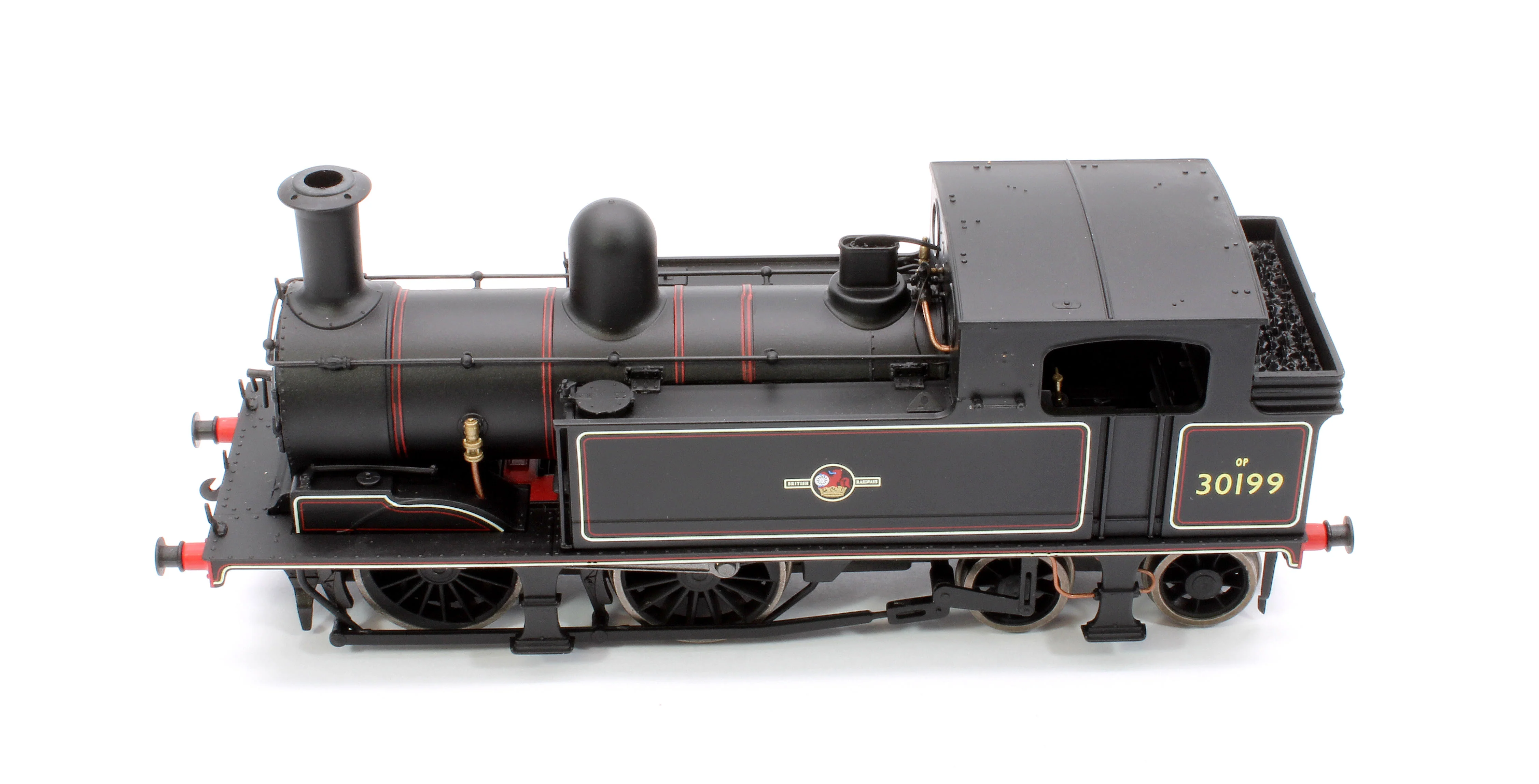 E85018 LSWR Adams O2 30199 BR Lined Black (Late Crest) Steam Locomotive - Image 11