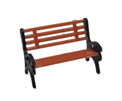 1:76 Scale Park Benches (Pack of 5) - Image 2