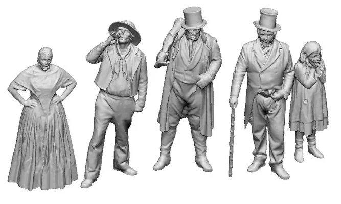 0229-076 OO Gauge - Halloween Zombie Family
