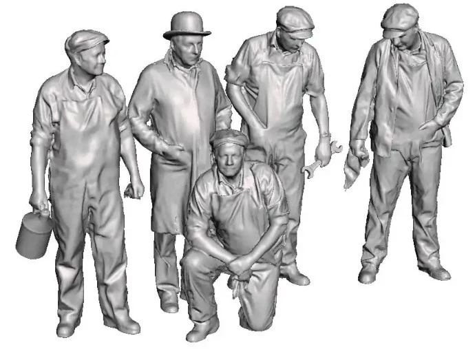 1006-043 O Gauge 1948-1968 British Railways - Shed Staff