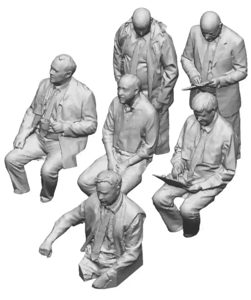 N Gauge Loco Specific Crew - Caroline Late BR Staff