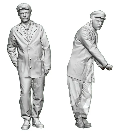 11209-076 OO Gauge Loco Specific Crew - L&B Manning Wardle Crew Pack