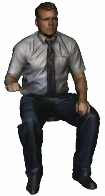 OO Gauge - Railway & Lineside - 1998-Present Day - Seated Driver in shirt & tie - Image 2