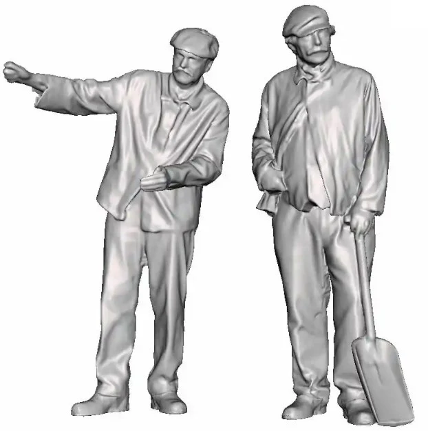 12201-148 N Gauge 1870-1922 Pre-Grouping - Left Hand Drive Early Loco Crew Pack