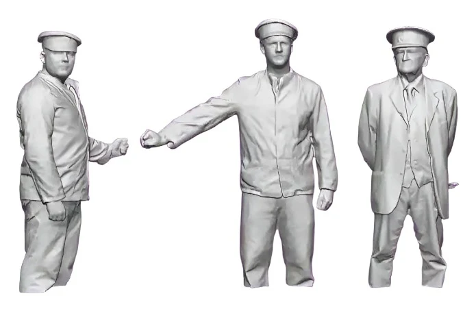 12203-076 OO Gauge Loco Specific Crew - Kernow GWR Railmotor Crew Pack