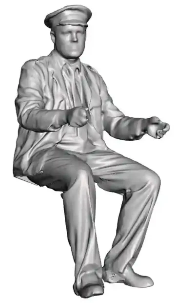 O Gauge - Trade & Services - Bus Crew - Seated Bus Driver