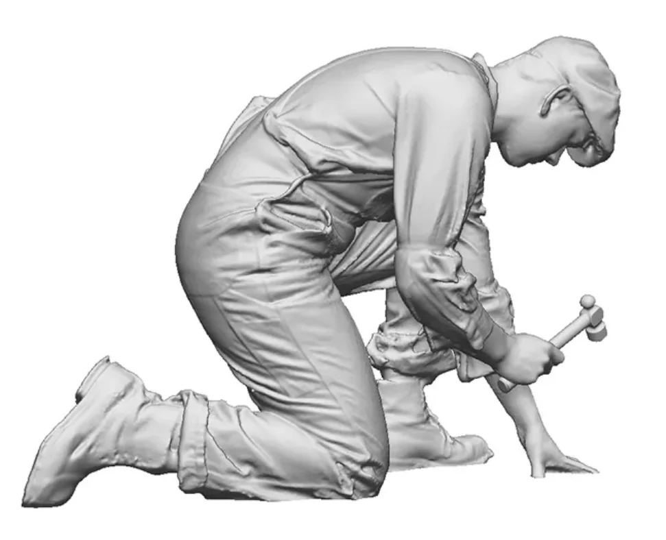 N Gauge - Trade & Services - Workman with hammer