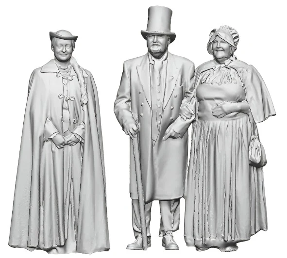 1520-043 O Gauge 1804-1870 Pioneering - Victorian People Set 1
