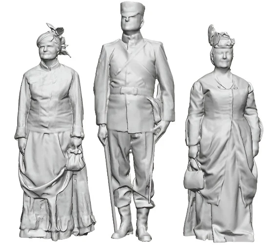 1524-043 O Gauge 1804-1870 Pioneering - Victorian People Set 5