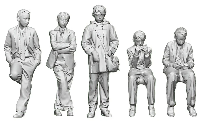 1676-043 O Gauge 1948-1968 British Railways - School Boys