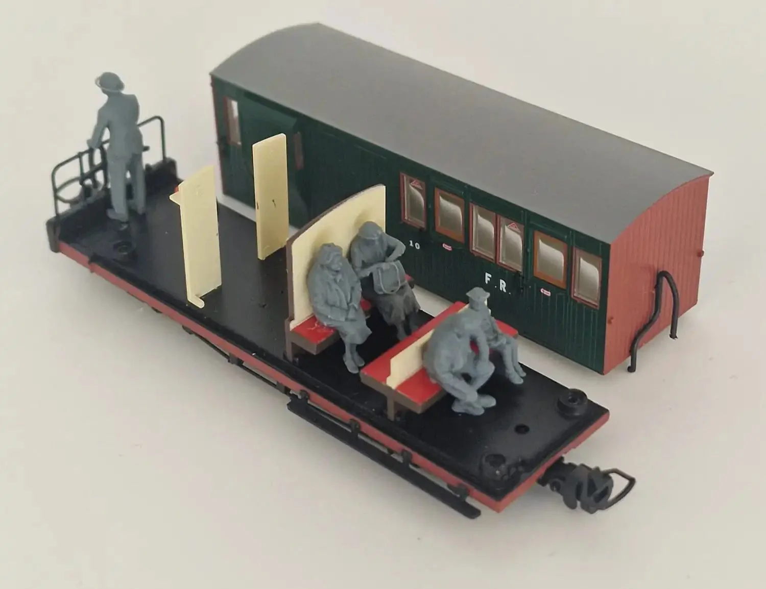 O Gauge Railway & Lineside - FR 1930’s Brake Passengers - Image 2