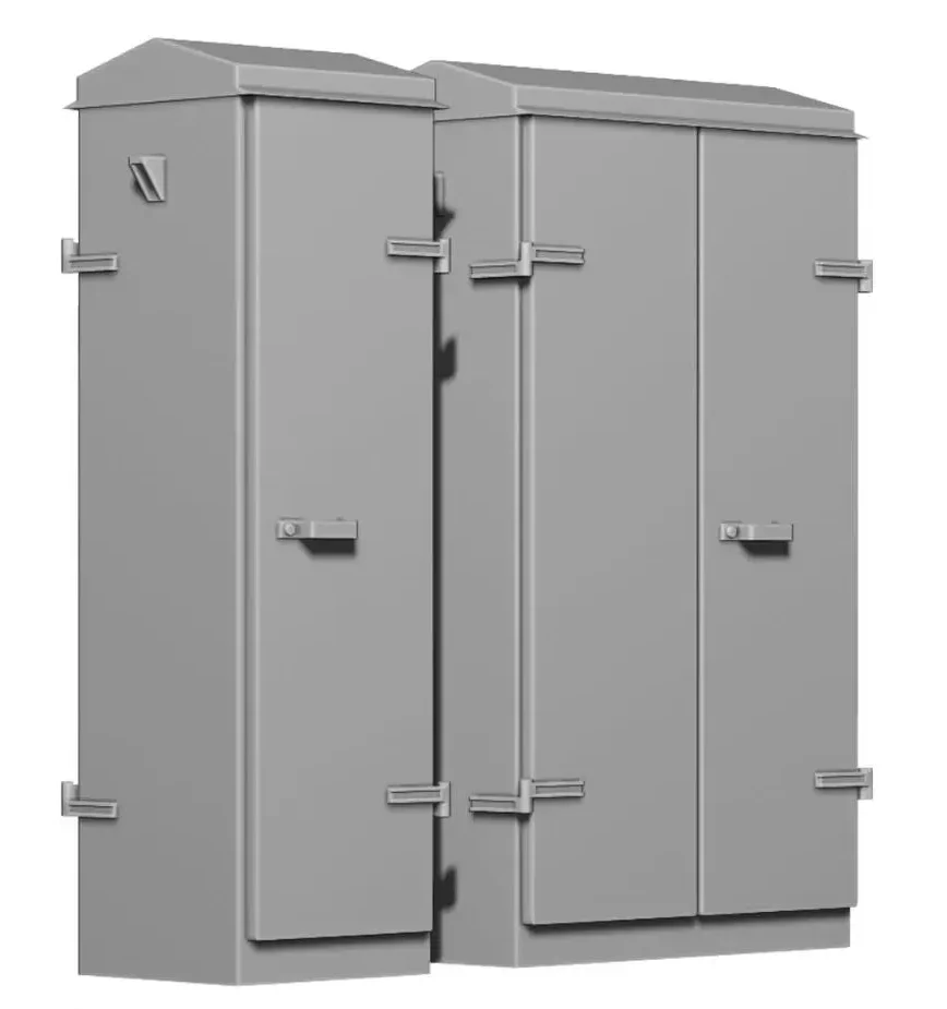 O Gauge Lineside Details - Modern Lineside Cabinets x5