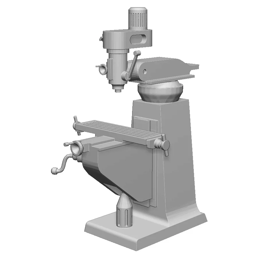 27109-076 OO Gauge Workshop Details - Turret Mill