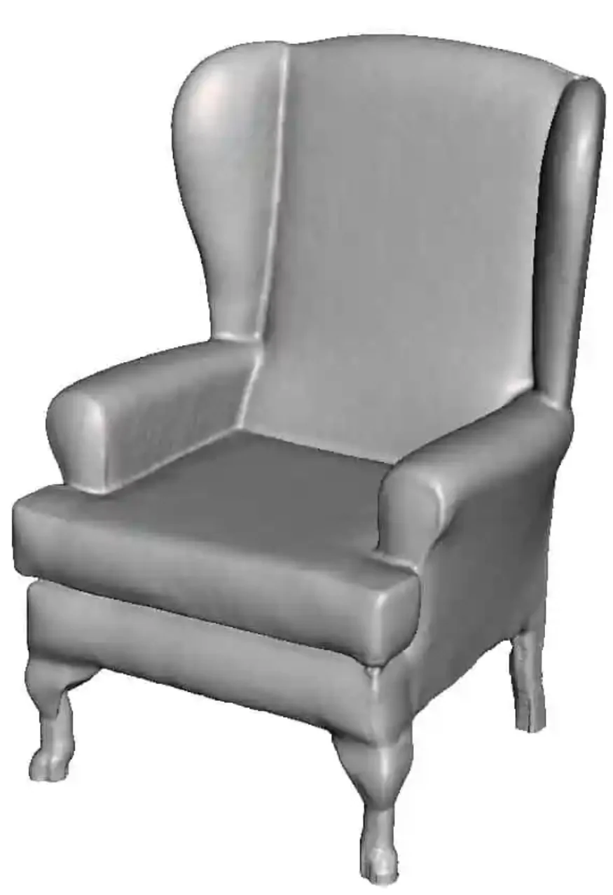 N Gauge - Town & Country - Wing backed armchair