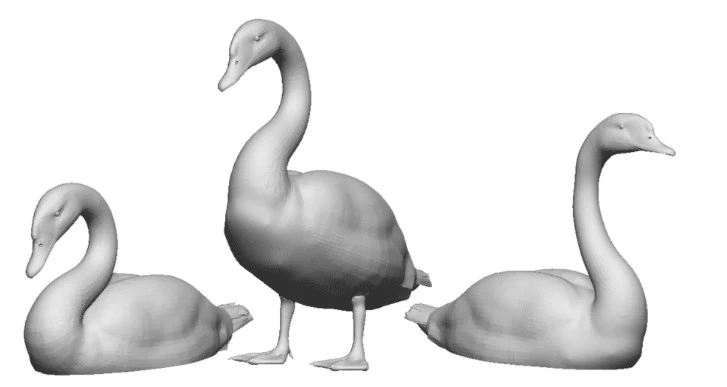 31407-076 OO Gauge Pets, Wildlife & Livestock - Swans - Pack of 3