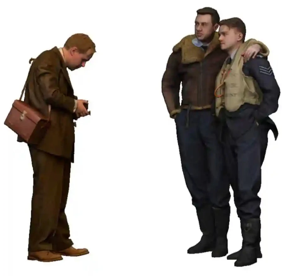 1:48 Scale RAF Through the Ages - World War Two - RAF Photographer and Pilots - Image 2