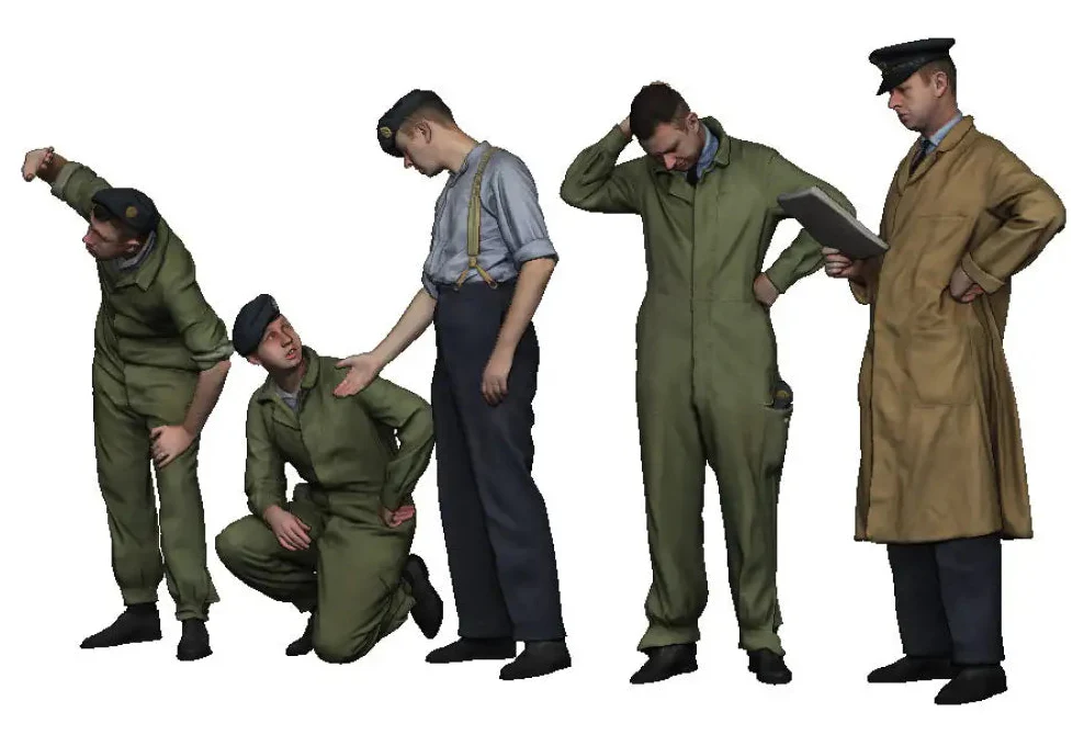 1:32 Scale RAF Through the Ages - RAF 1950s Ground Crew