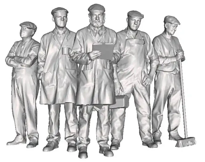 9004-148 N Gauge 1948-1968 British Railways - Factory Worker Bundle