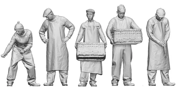 9027-148 N Gauge 1948-1968 British Railways - Fishermen Bundle