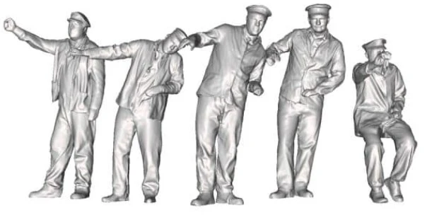 91091-076C OO Gauge 1948-1968 British Railways - Left Hand Drive Loco Driver Multi-Pack of 25 - Image 2