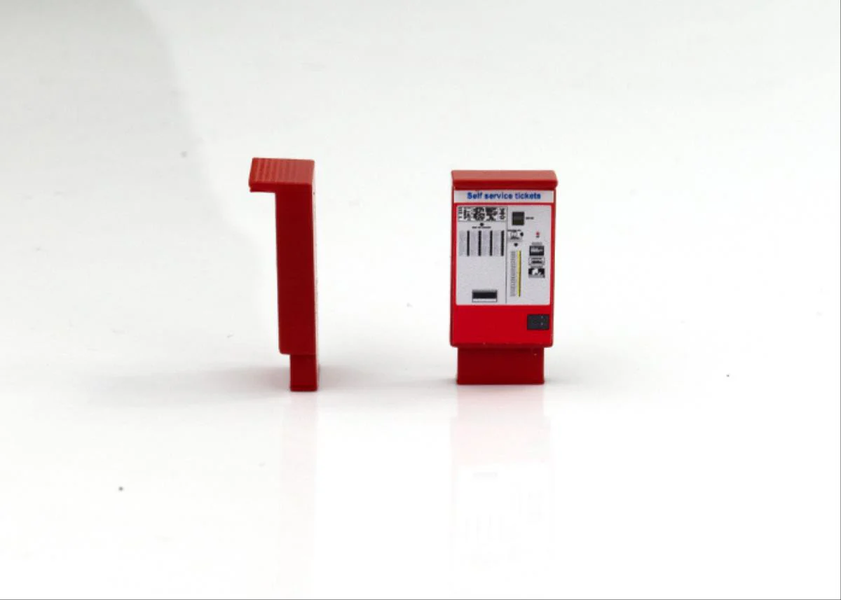 GM474 Modern Train Ticket Machines 2pcs (Pre-Built) - OO Gauge - Image 2