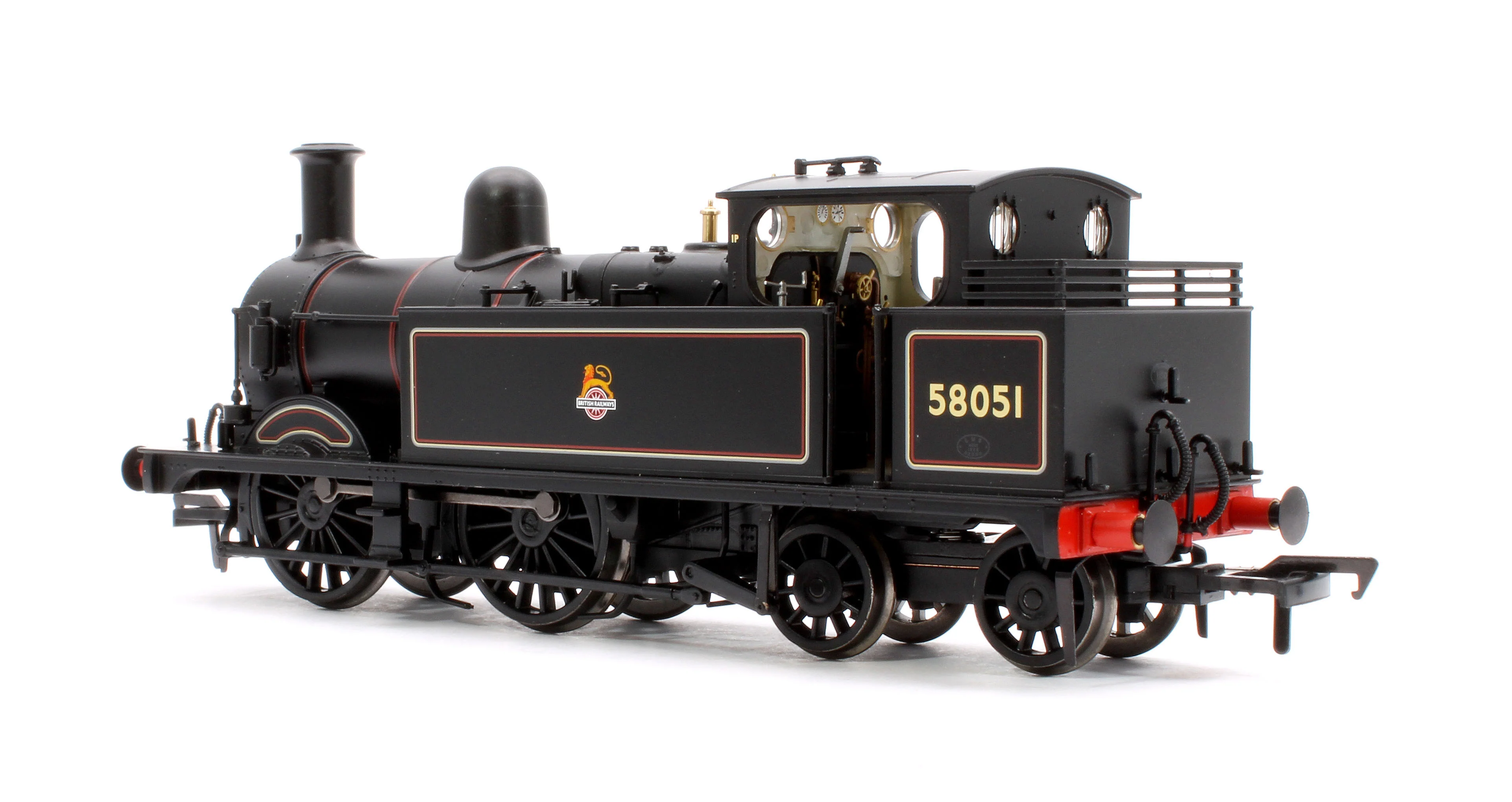 31-742A MR 1532 (1P) Tank 58051 BR Lined Black (Early Emblem) Steam Locomotive - Image 2