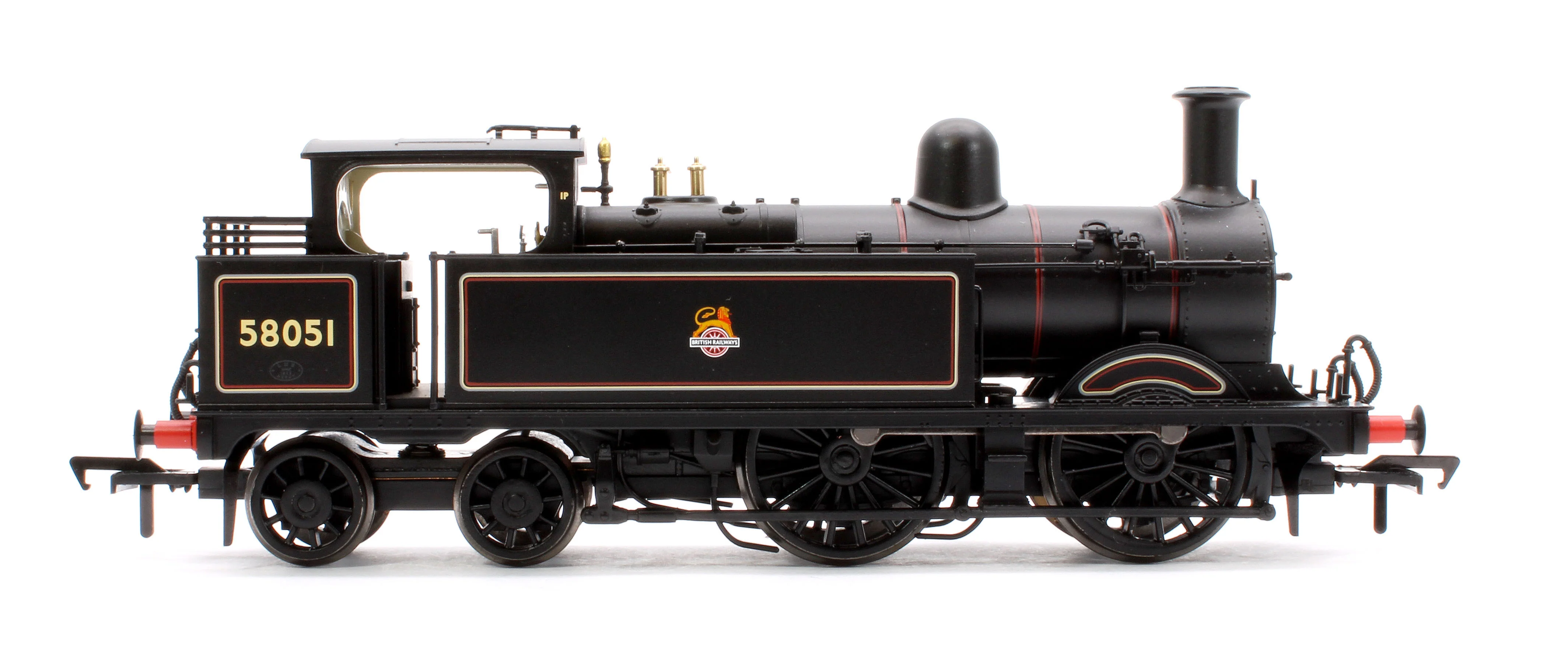 31-742A MR 1532 (1P) Tank 58051 BR Lined Black (Early Emblem) Steam Locomotive - Image 6