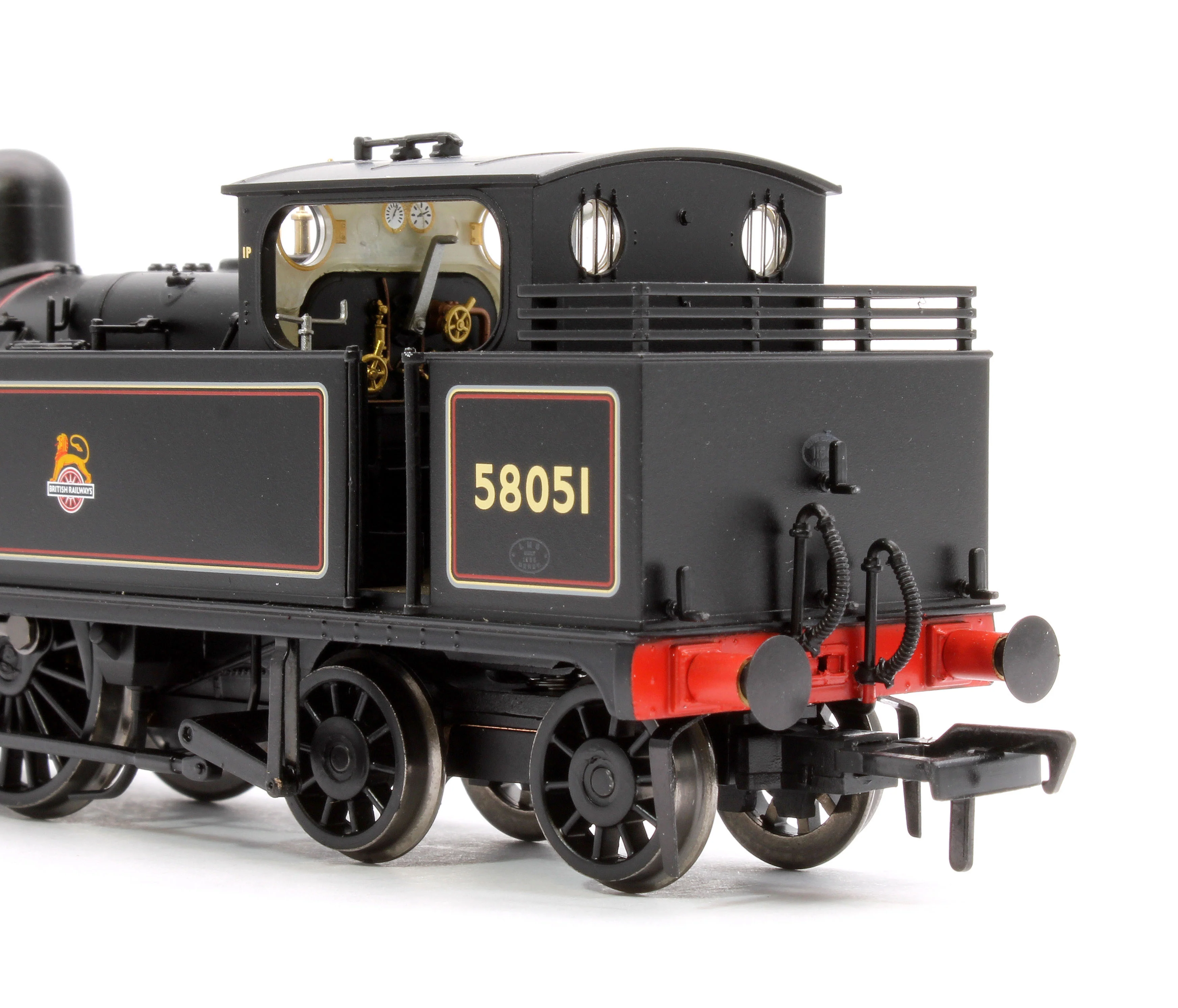 31-742A MR 1532 (1P) Tank 58051 BR Lined Black (Early Emblem) Steam Locomotive - Image 8